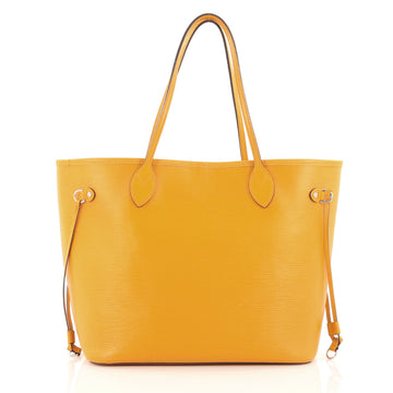 Louis Vuitton Neverfull Tote Epi Leather MM Yellow