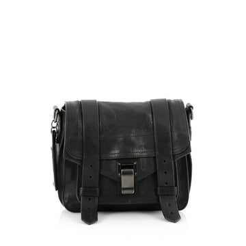 Proenza Schouler PS1 Pouch Leather Black