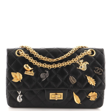 Chanel Lucky Charms Reissue 2.55 Flap Bag Quilted Aged Calfskin 225
