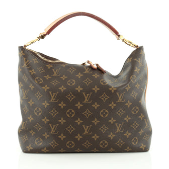 Louis Vuitton Sully Handbag Monogram Canvas PM
