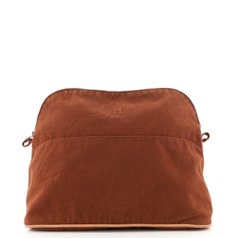 Hermes Bolide Travel Pouch Canvas MM