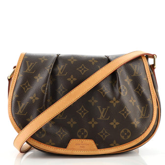 Louis Vuitton Menilmontant Handbag Monogram Canvas PM