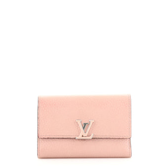 Louis Vuitton Capucines Compact Wallet Leather
