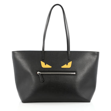 Fendi Monster Roll Tote Leather Medium
