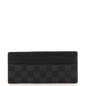 Louis Vuitton Adjustable Wallet Card Holder Damier Graphite