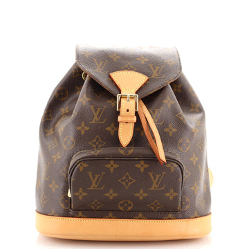 Louis Vuitton Vintage Montsouris Backpack Monogram Canvas MM