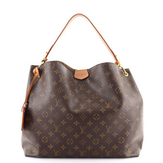 Louis Vuitton Graceful Handbag Monogram Canvas MM