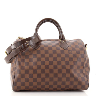 Louis Vuitton Speedy Bandouliere Bag Damier 30