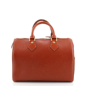 Louis Vuitton Speedy Handbag Epi Leather 25