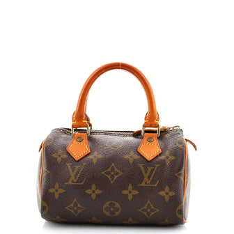 Louis Vuitton Speedy Mini HL Handbag Monogram Canvas