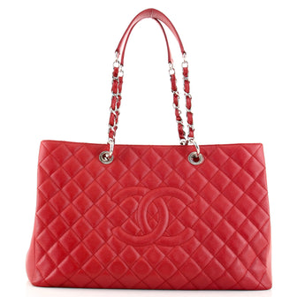 Chanel Grand Shopping Tote Quilted Caviar XL