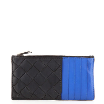 Bottega Veneta Coin Pocket Card Holder Intrecciato Leather