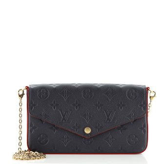 Louis Vuitton Felicie Pochette Monogram Empreinte Leather