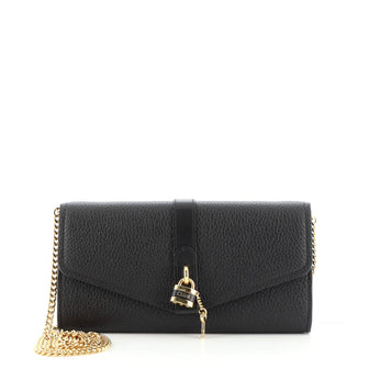 Chloe Aby Chain Wallet Leather