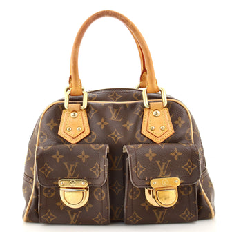 Louis Vuitton Manhattan Handbag Monogram Canvas PM
