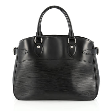 Louis Vuitton Passy Handbag Epi Leather PM Black