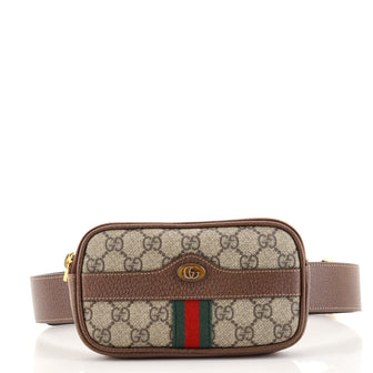 Gucci Ophidia Belt Bag GG Coated Canvas Mini