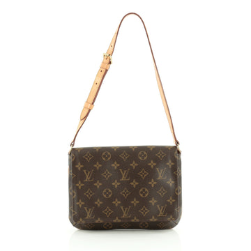Louis Vuitton Musette Tango Handbag Monogram Canvas