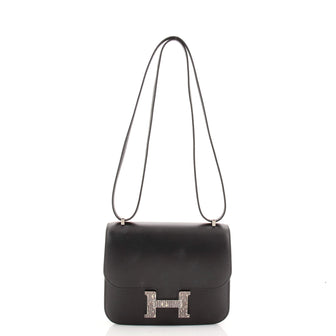 Hermes Constance Marquette Bag Monsieur with Lizard 18