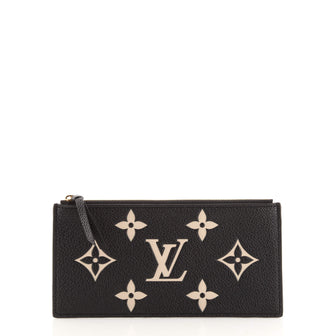 Louis Vuitton Felicie Zip Pouch Insert Bicolor Monogram Empreinte Giant