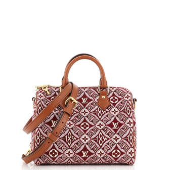 Louis Vuitton Speedy Bandouliere Bag Limited Edition Since 1854 Monogram Jacquard 25