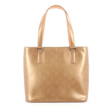 Louis Vuitton Mat Stockton Handbag Monogram Vernis