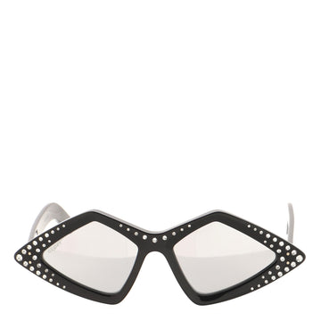 Gucci Hollywood Forever Geometric Sunglasses Acetate with Crystals