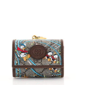 Gucci Disney Donald Duck Airpod Pro Case Printed GG Coated Canvas