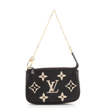 Louis Vuitton Pochette Accessoires Bicolor Monogram Empreinte Giant Mini