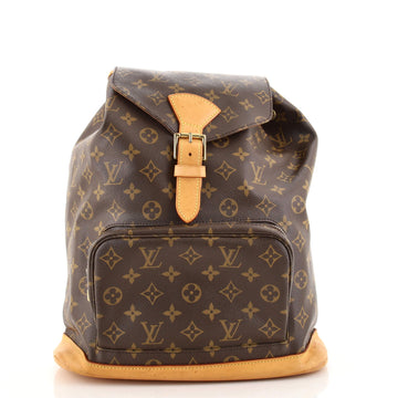 Louis Vuitton Vintage Montsouris Backpack Monogram Canvas GM