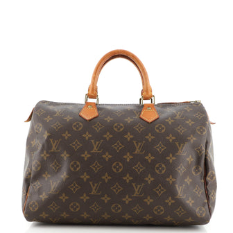 Louis Vuitton Speedy Handbag Monogram Canvas 35