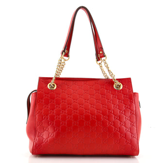 Gucci Soft Signature Shoulder Bag Guccissima Leather Medium