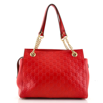 Gucci Soft Signature Shoulder Bag Guccissima Leather Medium