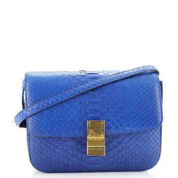 Celine Classic Box Bag Python Medium