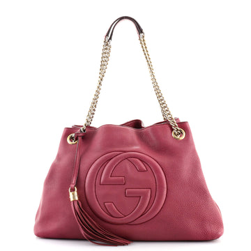 Gucci Soho Chain Strap Shoulder Bag Leather Medium