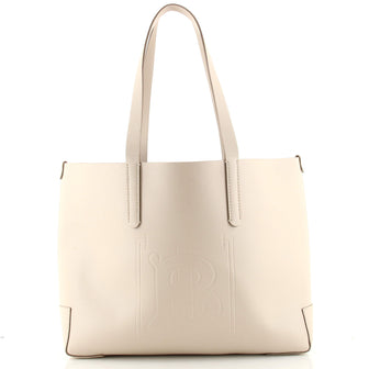 Burberry TB Shopping Tote Leather Large