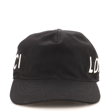 Gucci Loved Baseball Cap Embroidered Canvas