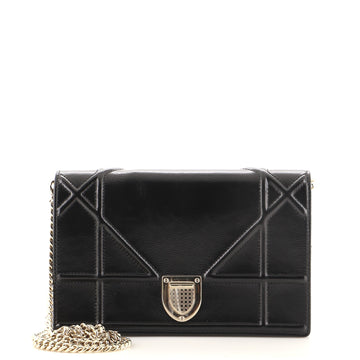 Christian Dior Diorama Wallet on Chain Leather