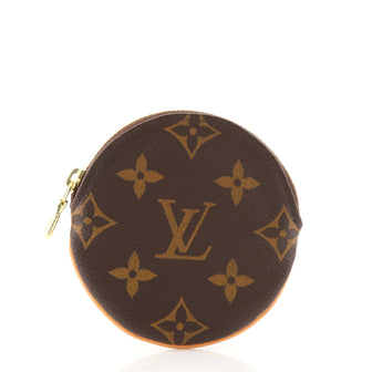 Louis Vuitton Round Coin Purse Monogram Canvas