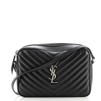 Saint Laurent Lou Camera Bag Matelasse Chevron Leather Small