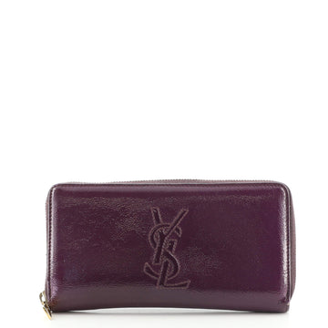 Saint Laurent Belle de Jour Zip Around Wallet Patent