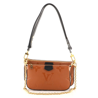 Louis Vuitton Multi Pochette Accessoires Wild at Heart Monogram Empreinte Giant