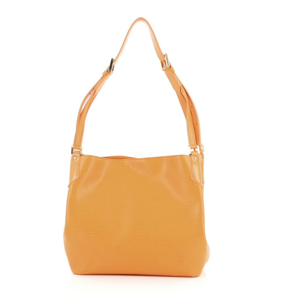 Louis Vuitton Mandarin Orange Epi Leather Mandara MM Hobo Shoulder bag  16lv38