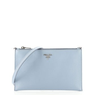Prada Zip Pochette Saffiano Leather
