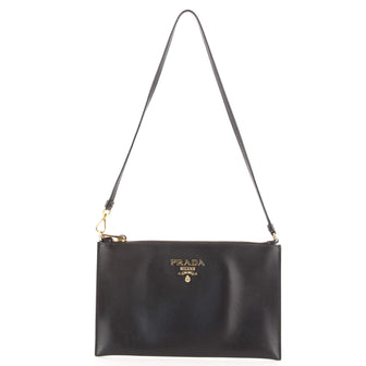Prada Zip Pochette Saffiano Leather