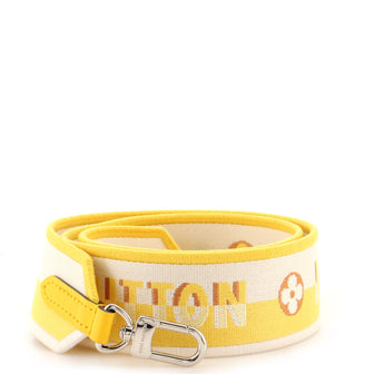 Louis Vuitton Logo Shoulder Strap Jacquard Wide