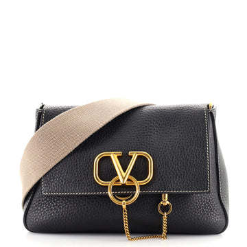 Valentino VRing Convertible Crossbody Bag Leather Small