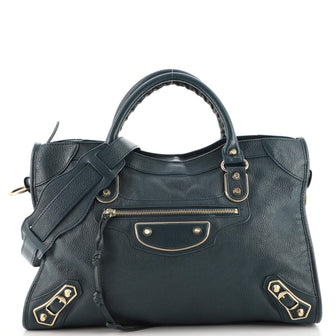 Balenciaga City Classic Metallic Edge Bag Leather Medium