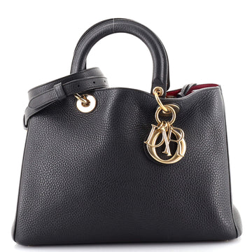 Christian Dior Diorissimo Tote Pebbled Leather Medium