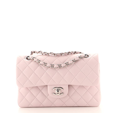Chanel Classic Double Flap Bag Quilted Lambskin Small